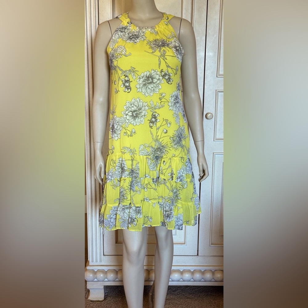 Floral Yellow Dress